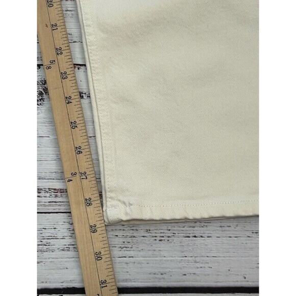 NWT Re/Done Womens Jeans Originals 70's Straight Leg Denim Vintage White Size 31 - Picture 10 of 10